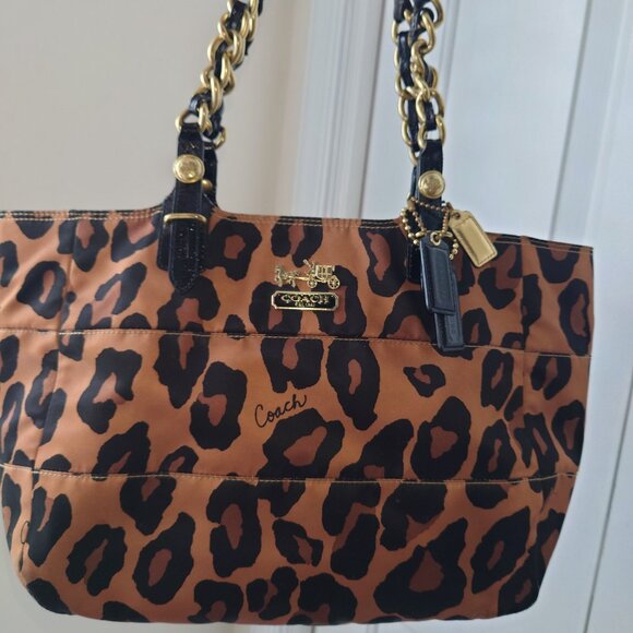 Coach Leopard Print Bag - Picture 1 of 11